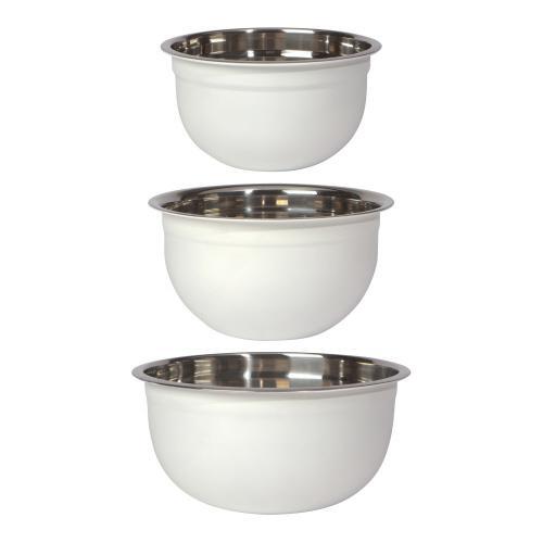 Colored Nested Mixing Bowls Set of 3