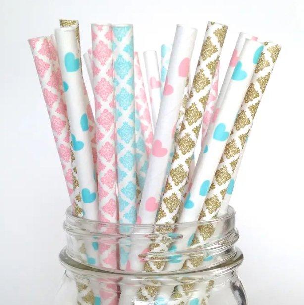 Colorful Paper Straws