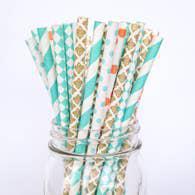 Colorful Paper Straws