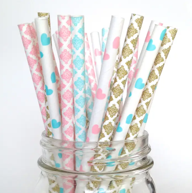 Colorful Paper Straws
