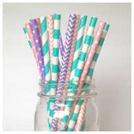 Colorful Paper Straws