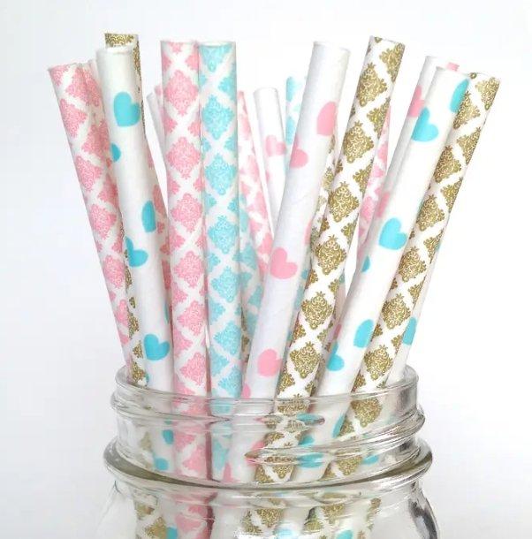 Colorful Paper Straws