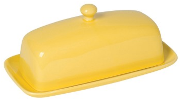 Colorful Stoneware Butter Dishes