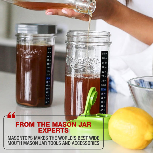 Complete Mason Jar Kombucha Starter Kit