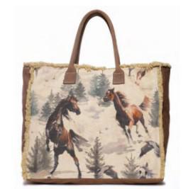 Cott N Curls Large Tote | Mustang