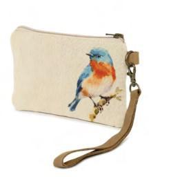 Cott N Curls Natural Life Wristlet | Bluebird