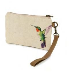 Cott N Curls Natural Life Wristlet | Hummingbird