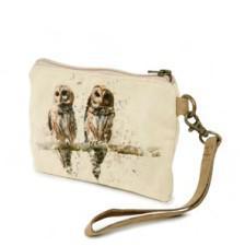 Cott N Curls Natural Life Wristlet | Owls