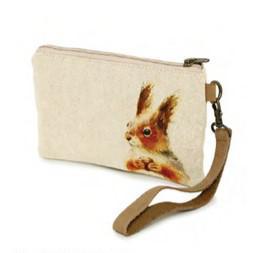 Cott N Curls Natural Life Wristlet | Squirrel
