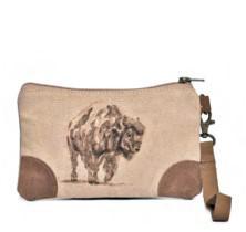 Cott N Curls Wristlet | Bison