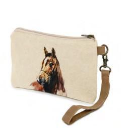 Cott N Curls Wristlet | Brown Horse