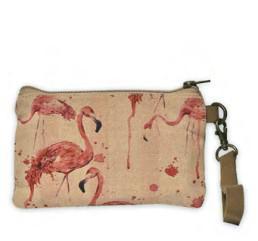 Cott N Curls Wristlet | Flamingo