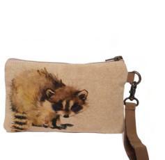 Cott N Curls Wristlet | Raccoon