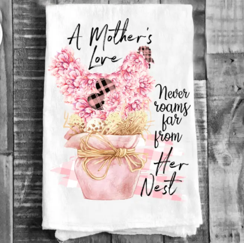 Cotton Tea Towel - Mother's Day Mother's Love