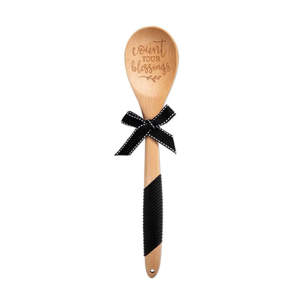 “Count Your Blessings” Sentiment Wood Spoon