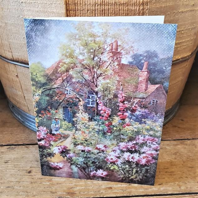 Country Cottage Greeting Card By Yesterday's Best