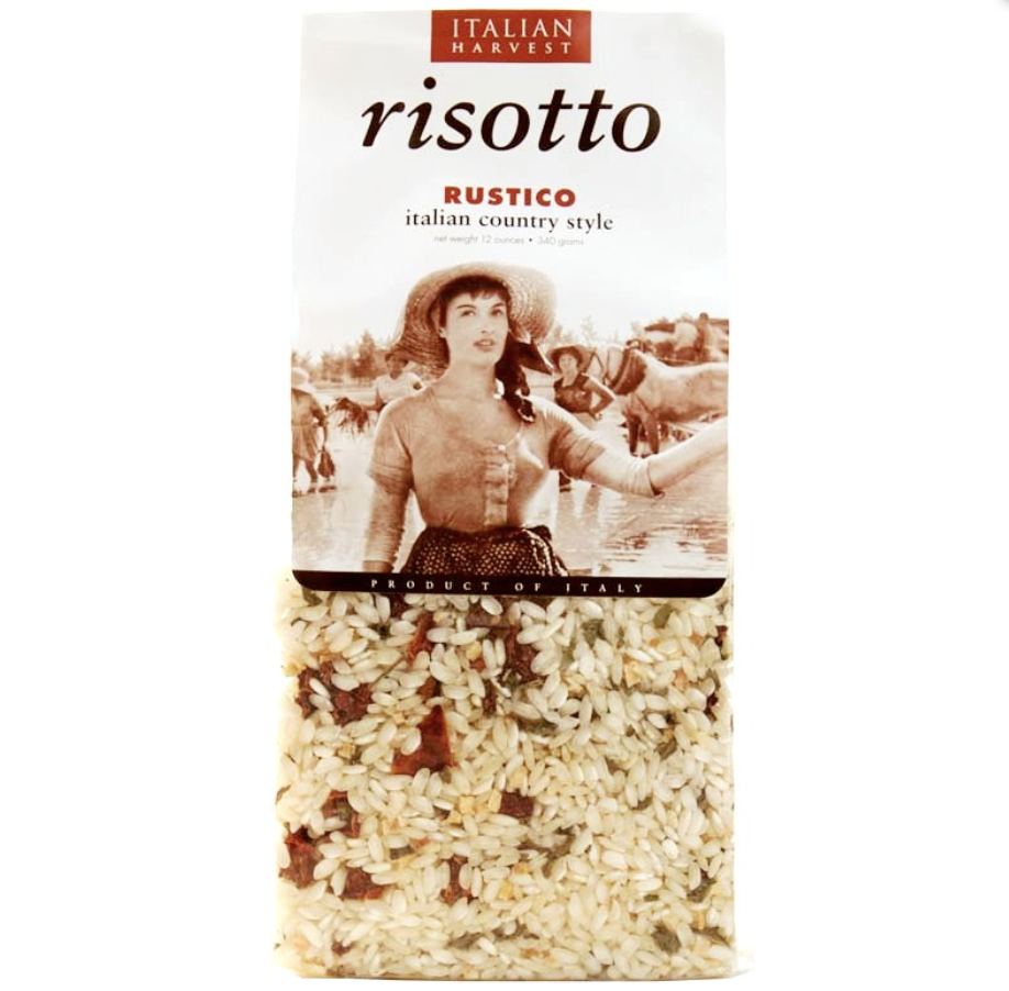 Country Style Rustico Risotto Mix with Tomato & Arugula by Italian Harvest