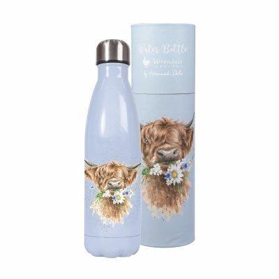 Cow "Daisy Chain" Water Bottle by Wrendale