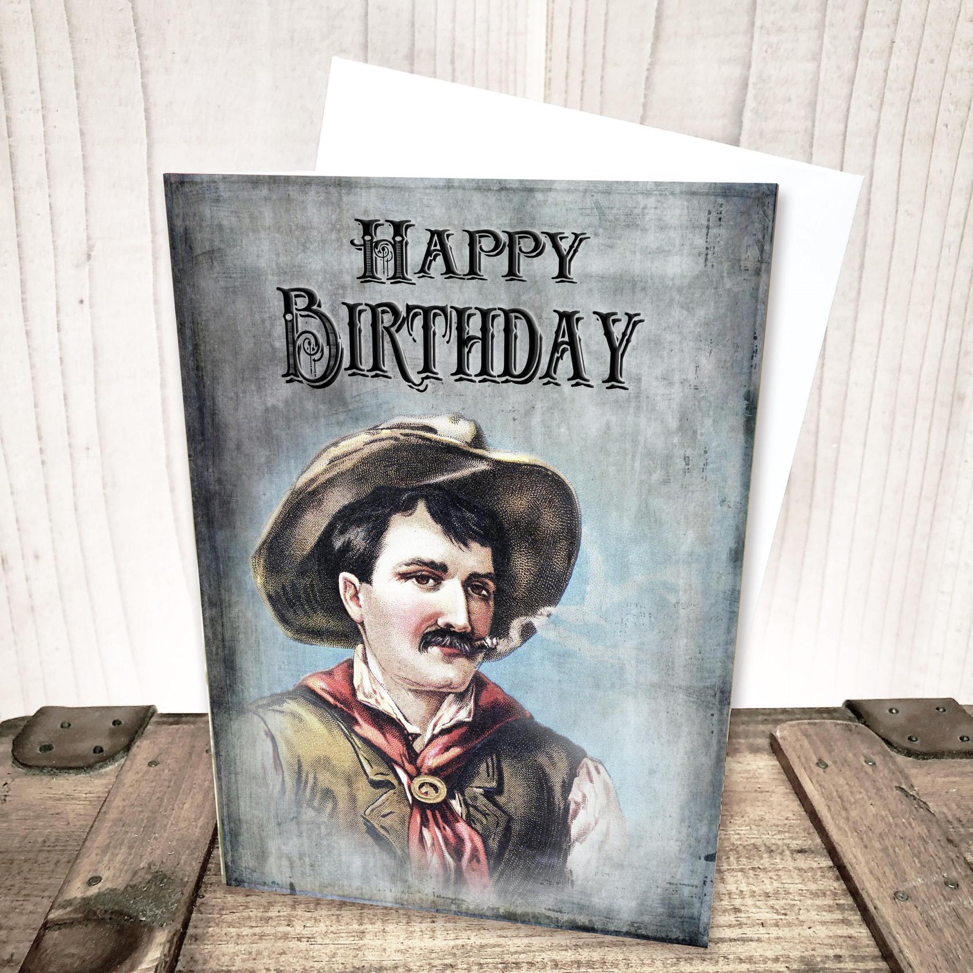 Cowboy Birthday Card by Yesterday's Best