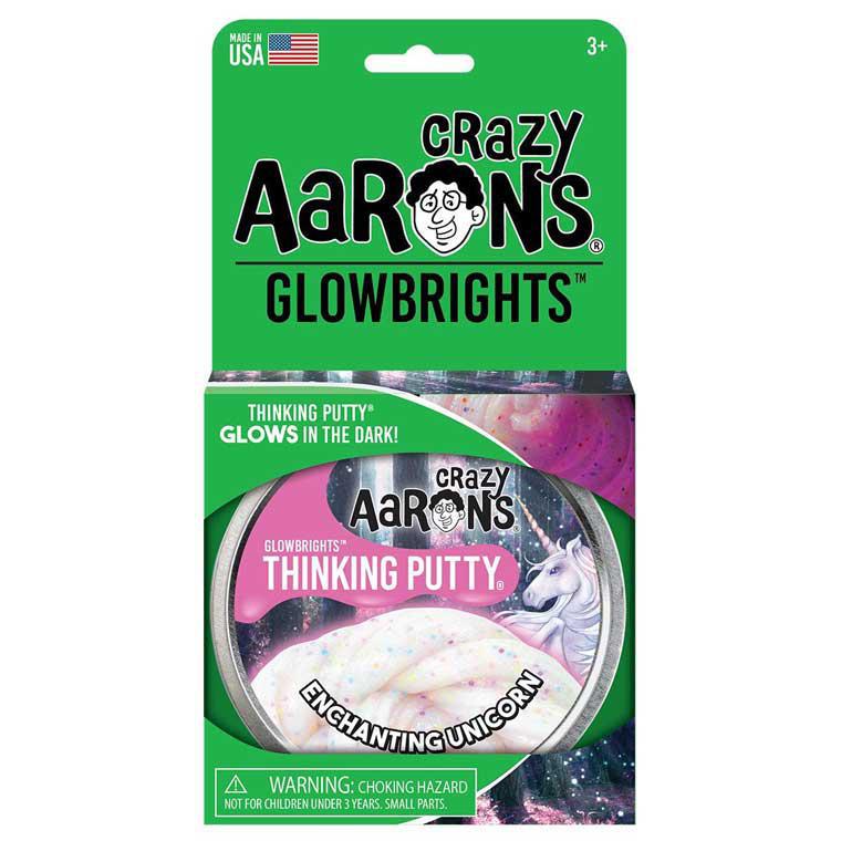 Crazy Aaron's Glow Thinking Putty | Enchanting Unicorn