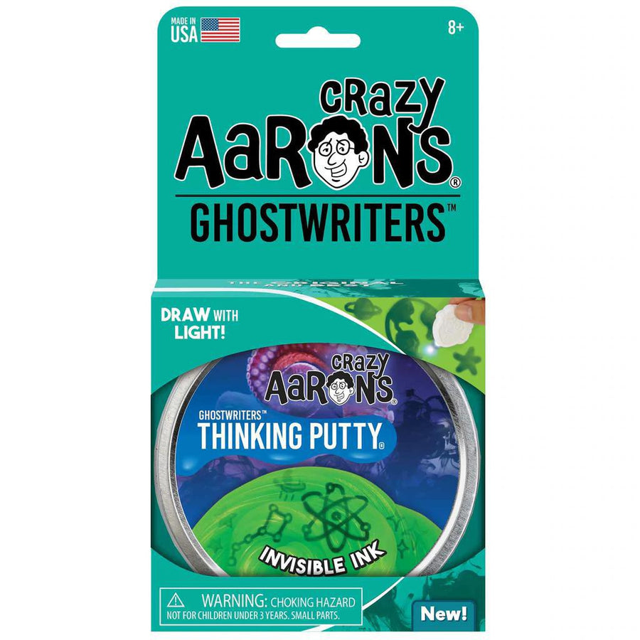Crazy Aaron's Glow Thinking Putty | Invisible Ink