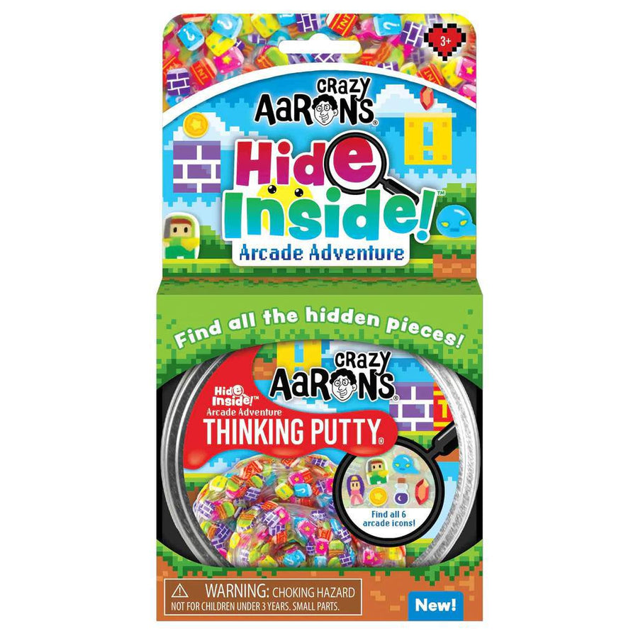 Crazy Aaron's Hide Inside Thinking Putty | Arcade Adventure