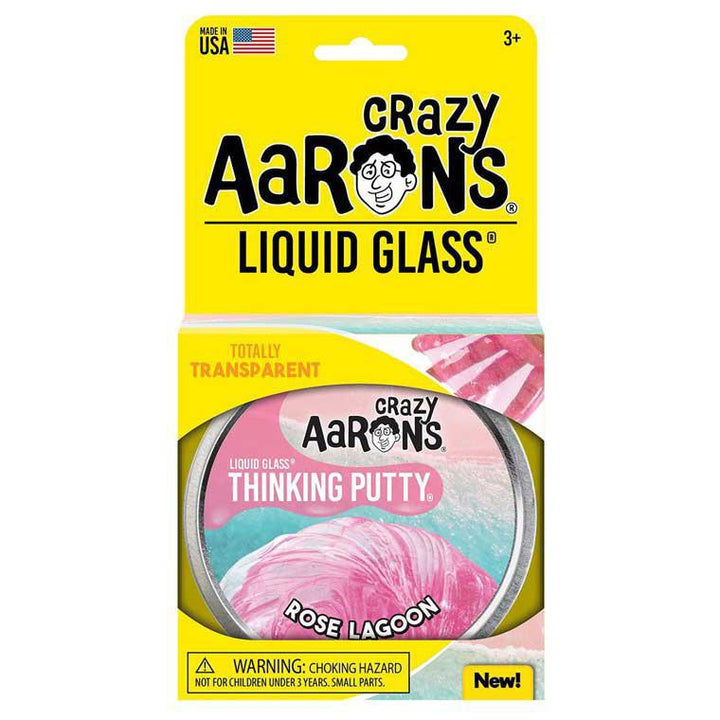 Crazy Aaron's Liquid Glass Thinking Putty | Rose Lagoon