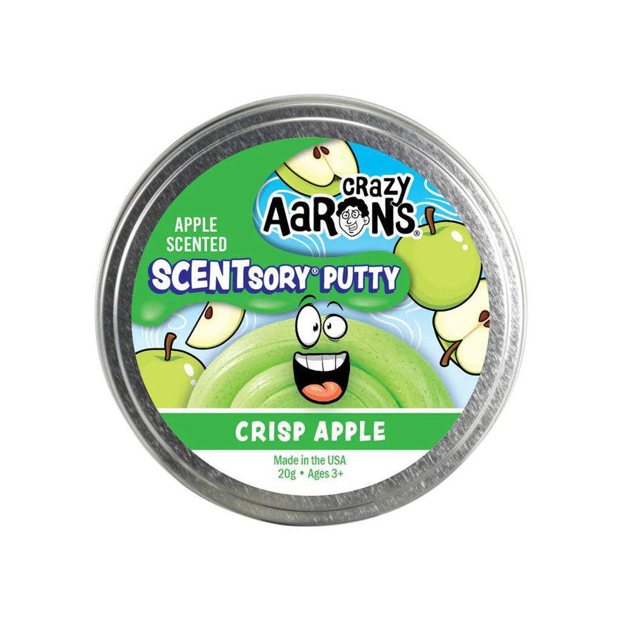 Crazy Aaron's Thinking SCENTsory Putty | Crisp Apple