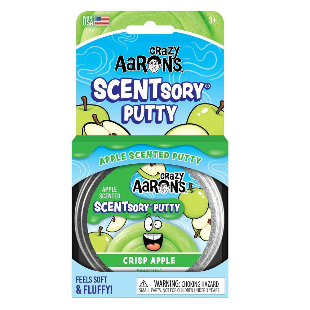 Crazy Aaron's Thinking SCENTsory Putty | Crisp Apple