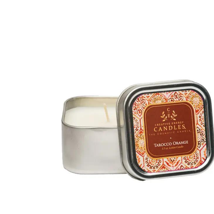 Creative Energy Soy Lotion Candle | Tarocco Orange Travel Tin