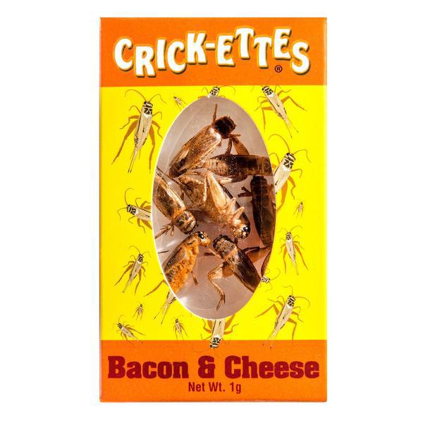 Crick-Ettes Seasoned Crickets | Bacon & Cheese