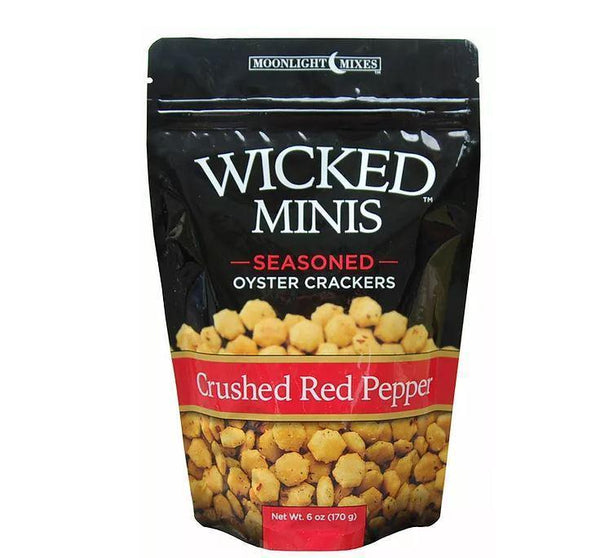 Wicked Mini's Seasoned Oyster Crackers Crushed Red Pepper