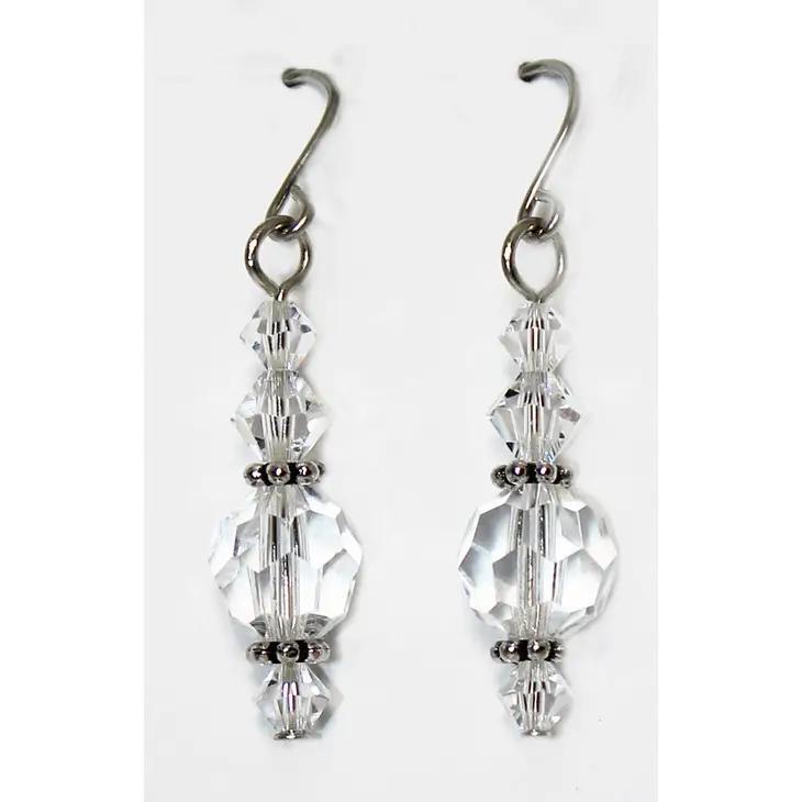 Crystal Long Dangle Earrings