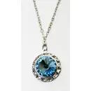 Crystal Rhinestone Rivoli Necklace