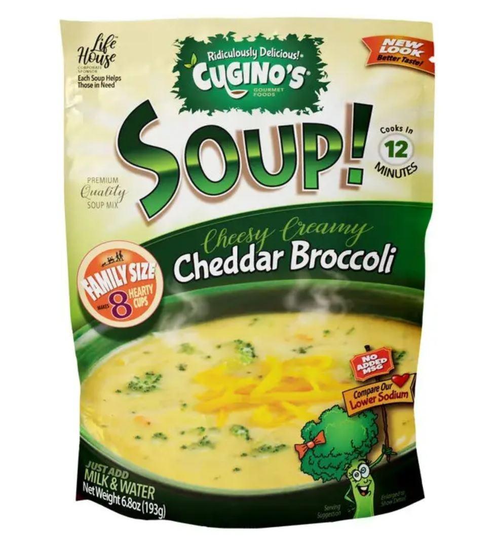 Cugino's Cheesy Creamy Cheddar Broccoli Soup