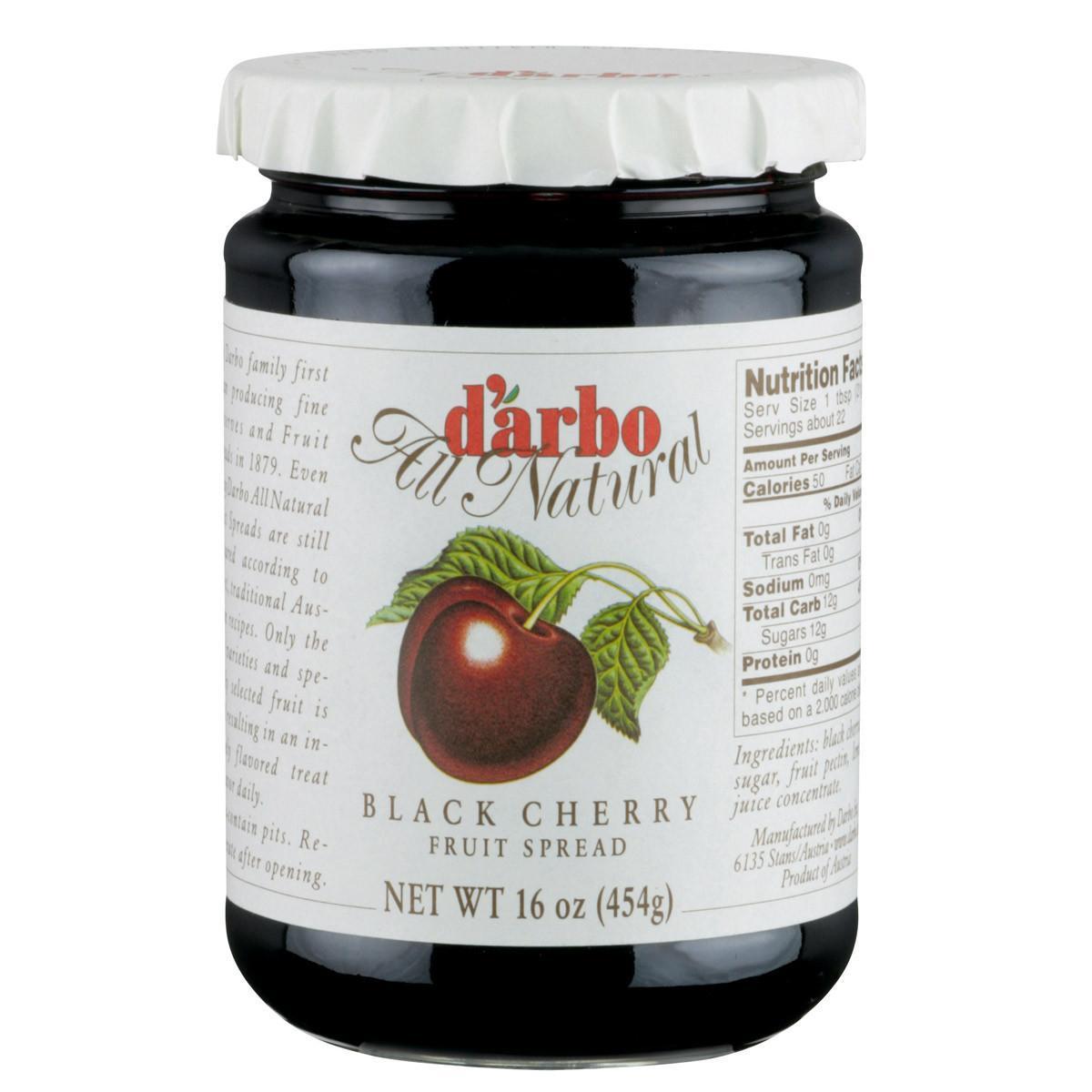 D'Arbo Black Cherry Fruit Spread