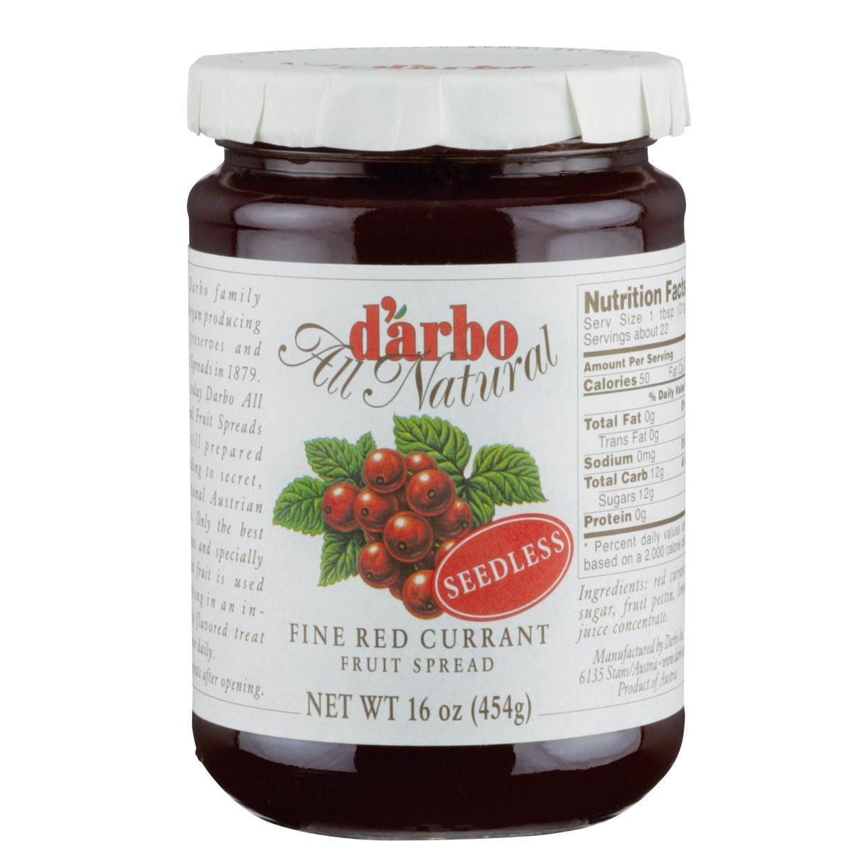 D'Arbo Red Currant Fruit Spread