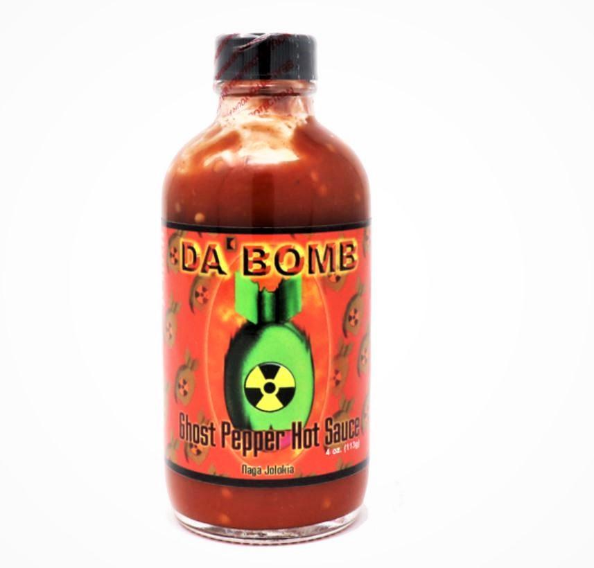 Da' Bomb Ghost Pepper Hot Sauce Ground Zero