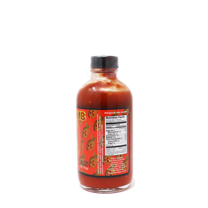 Da' Bomb Ghost Pepper Hot Sauce Ground Zero