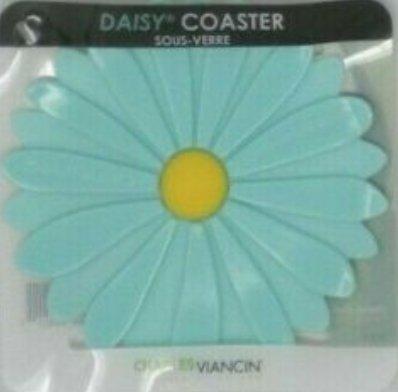 Silicon Flower Coaster By Viancin Daisy Blue