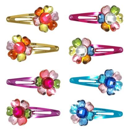 Hair Clips PINK POPPY Daisy