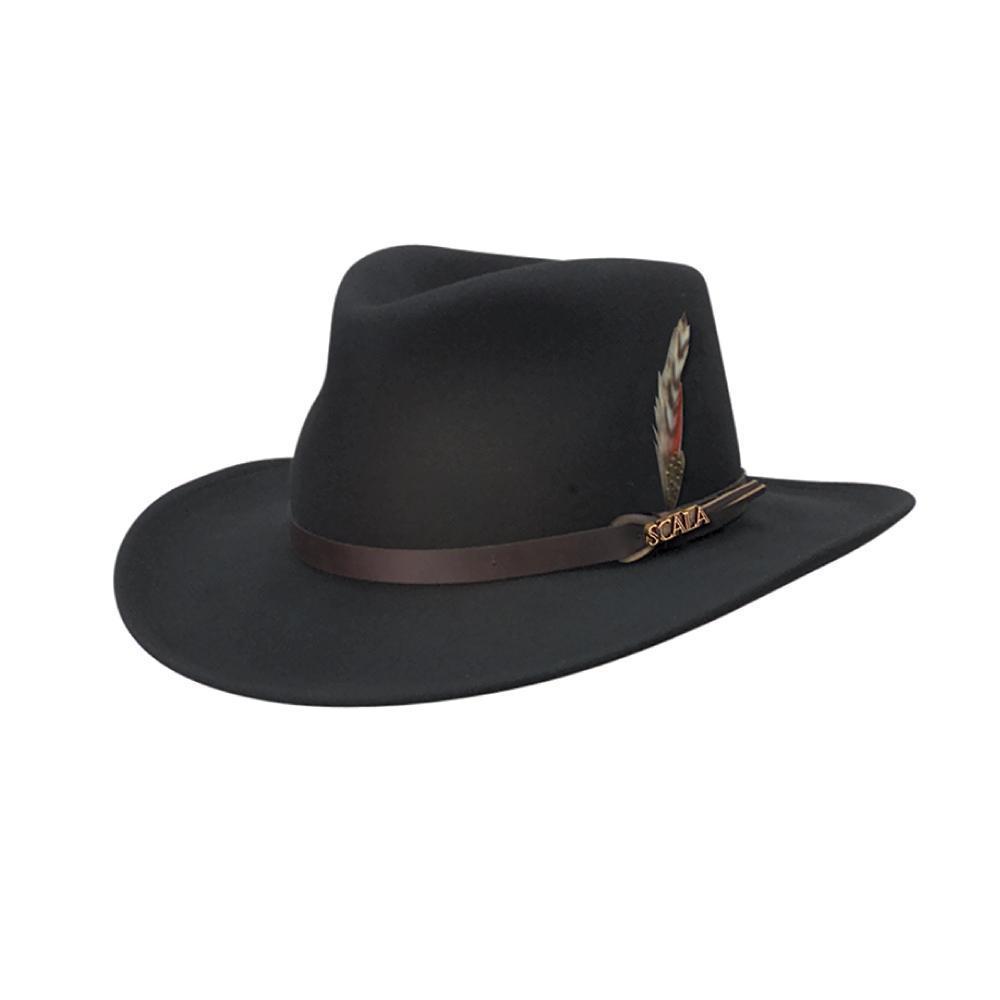 Dakota Wool Outback Hat Black