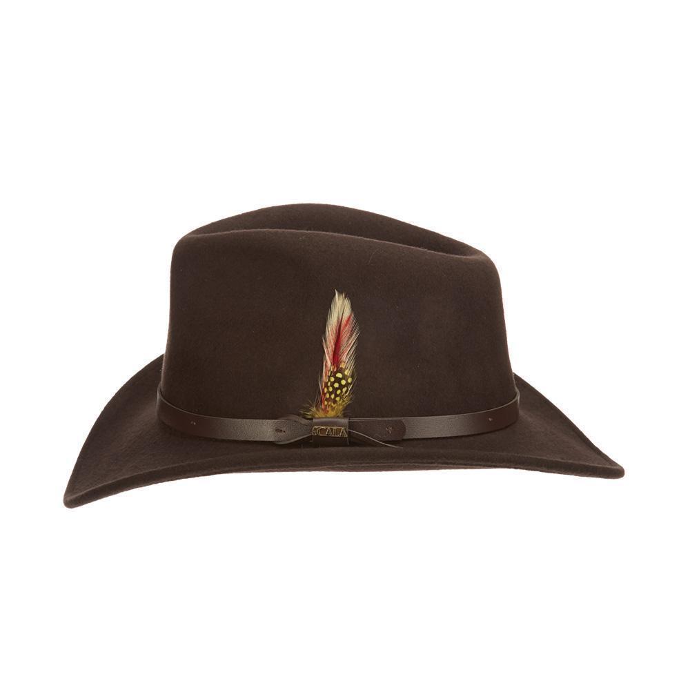 Dakota Wool Outback Hat Chocolate