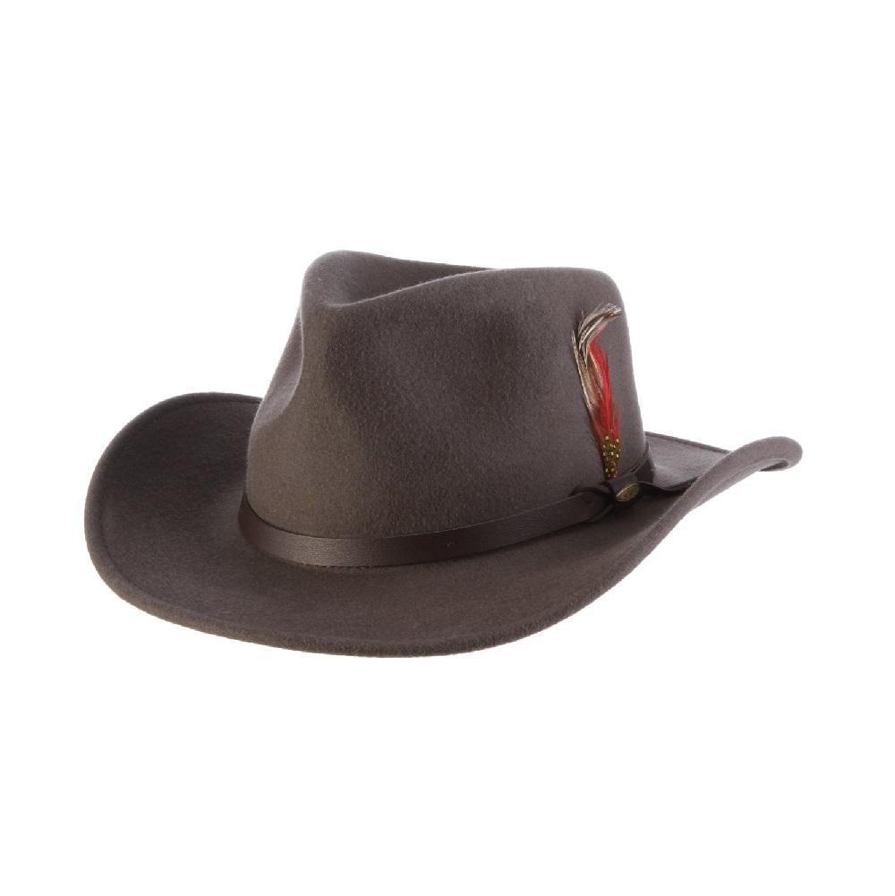 Dakota Wool Outback Hat Grey