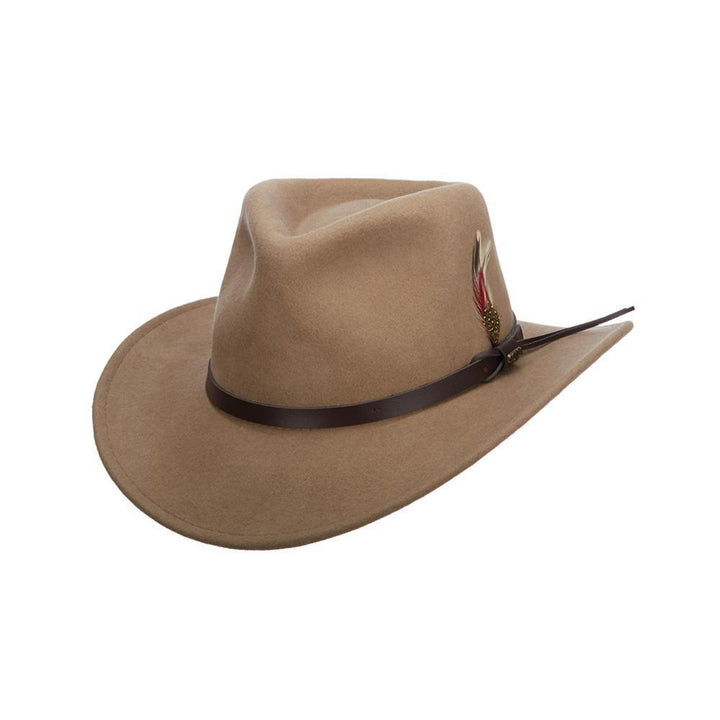 Dakota Wool Outback Hat Putty