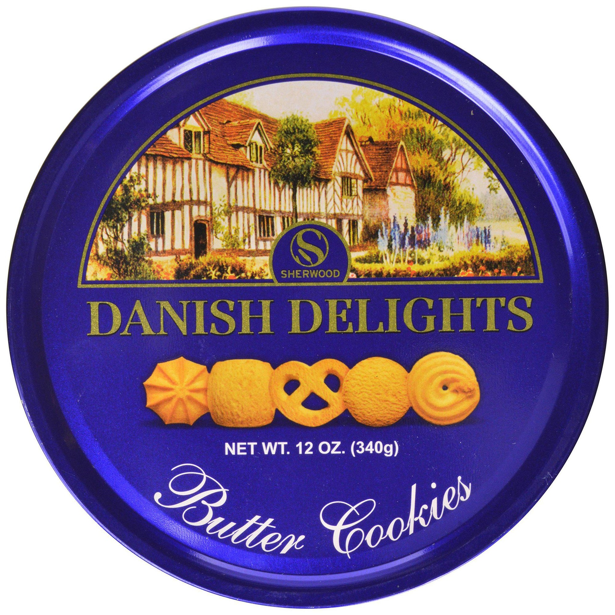 Danish Delights Butter Cookies Tin