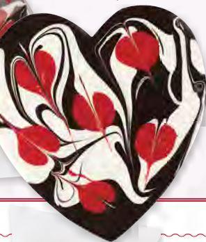 Dark and White Chocolate Valentine Heart