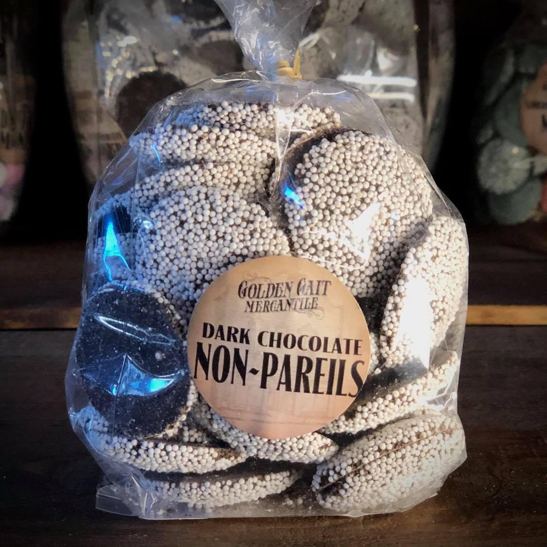 Dark Chocolate Non-Pareils by Golden Gait Mercantile