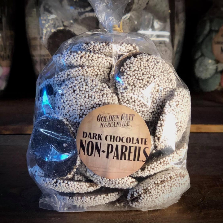 Dark Chocolate Non-Pareils by Golden Gait Mercantile