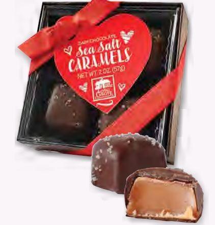 Dark Chocolate Sea Salt Caramels